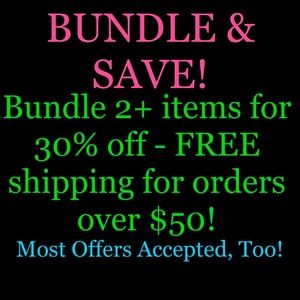 ➡️➡️ BUNDLE & SAVE!!